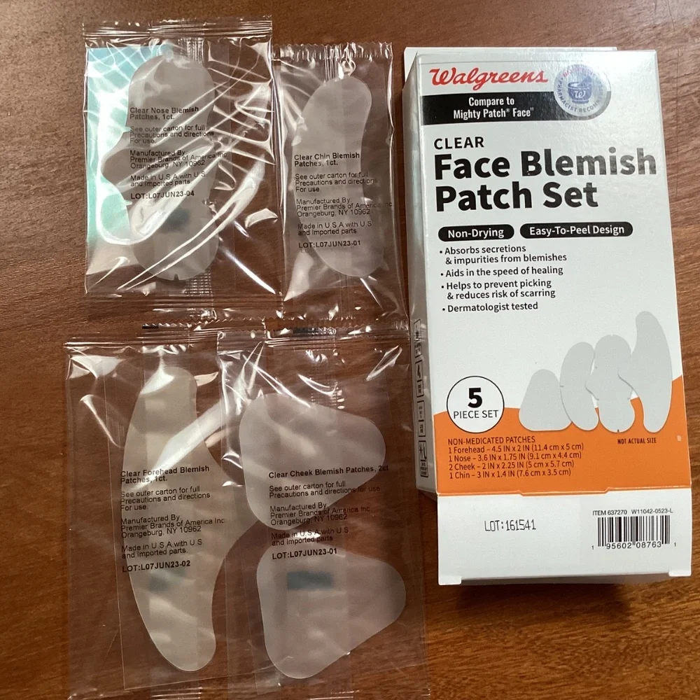 Walgreens Clear Body & Face Blemish Patches Bundle of 2 Boxes NEW